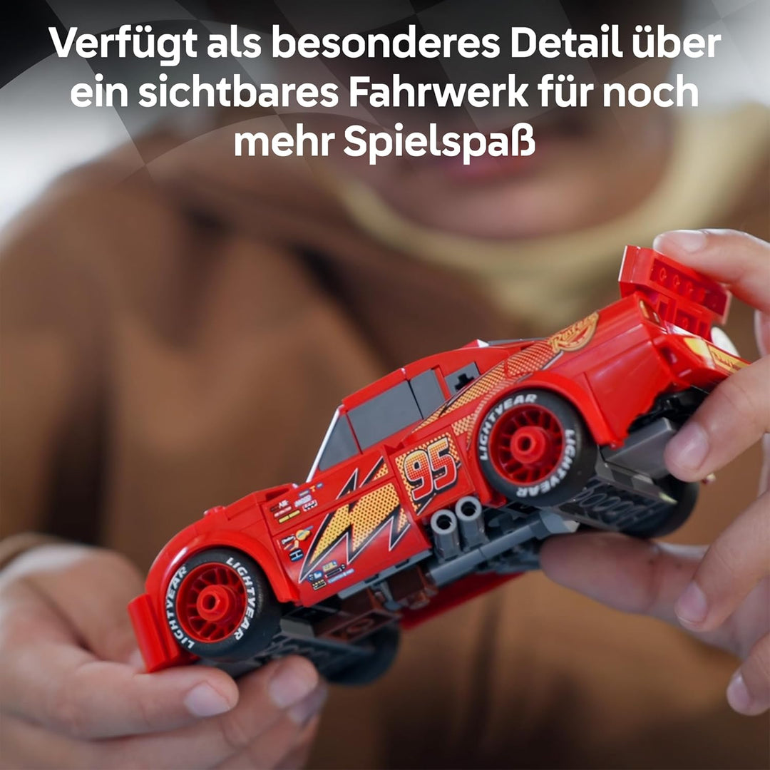 LEGO Speed Champions | Lightning McQueen - Spielzeug zu Cars von Disney Pixar - DIY Deko für Kinderz