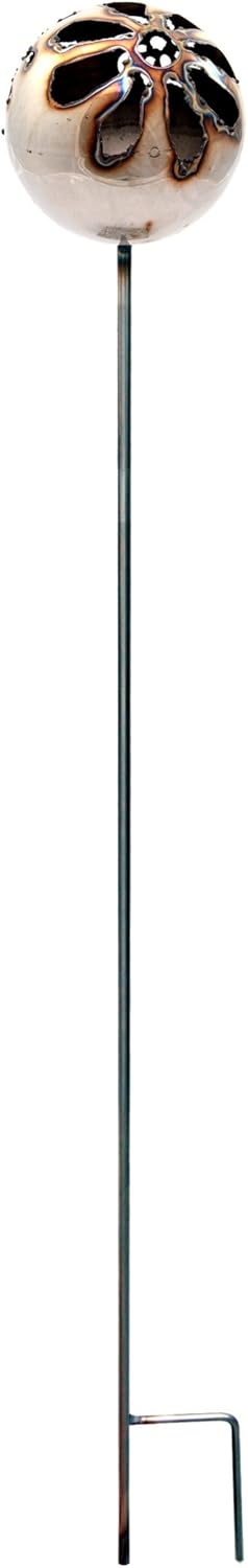 Gartenfackel Feuerkugel - Blume, Höhe: 100 cm, Gewicht: 0.55 kg, Durchmesser: 13 cm