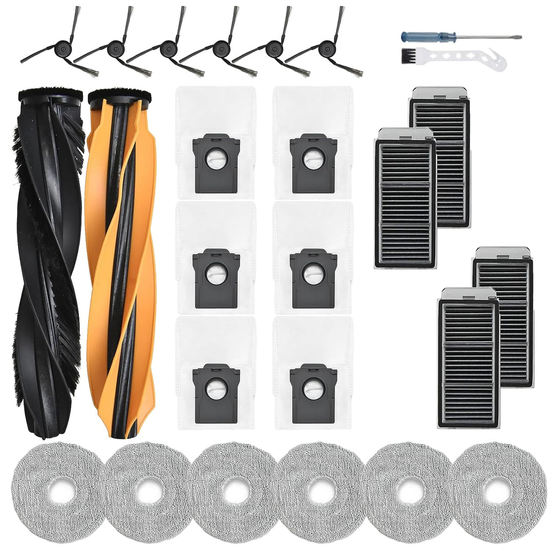 26 Stück Zubehör für Dreame X50 Ultra Complete/L40s Pro Ultra/L50 Pro Ultra/X50 Master/Matrix10 Ultr