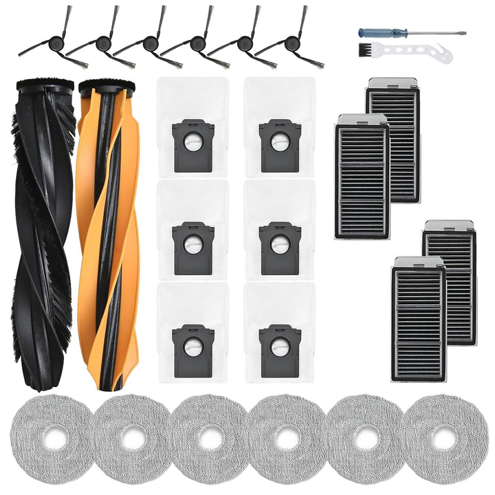 26 Stück Zubehör für Dreame X50 Ultra Complete/L40s Pro Ultra/L50 Pro Ultra/X50 Master/Matrix10 Ultr