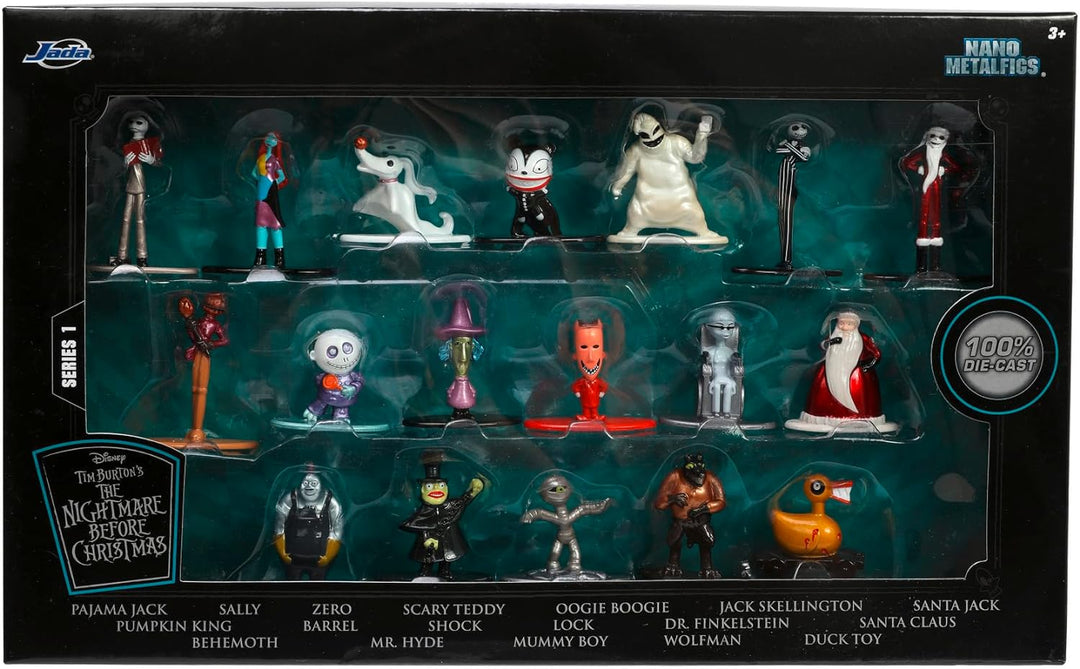 Jada Toys Nightmare Before Christmas Nano Multipack, Figuren-Set, 253075006 Casual, Casual