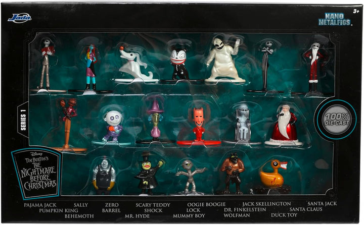 Jada Toys Nightmare Before Christmas Nano Multipack, Figuren-Set, 253075006 Casual, Casual