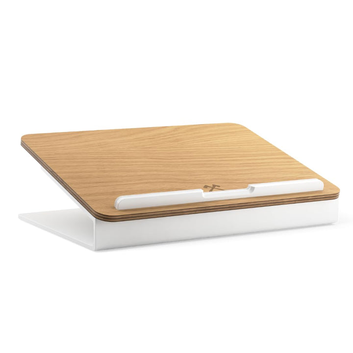 Woodcessories - Laptop Ständer Holz kompatibel für 10" - 16" MacBook Ständer, ergonomische Laptop Ha