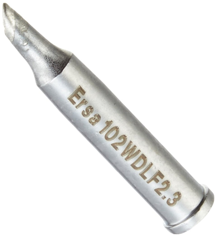 ERSA ERSADUR Dauerlötspitze gerade Power-Well mit Hohlkehle 2,3 mm Durchmesser mit ERSADUR-LF Beschi
