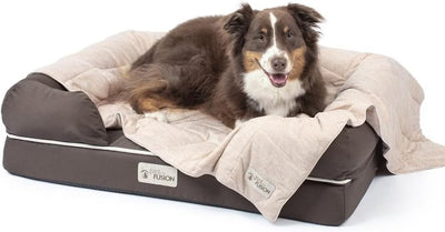 PetFusion Hochwertige Kühldecke für Katzen und Hunde, leichte Haustierdecke, maschinenwaschbar, mehr