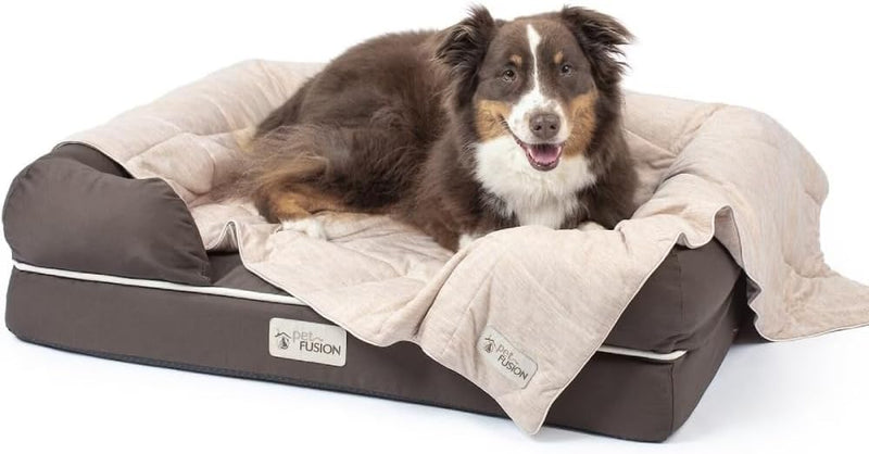 PetFusion Hochwertige Kühldecke für Katzen und Hunde, leichte Haustierdecke, maschinenwaschbar, mehr