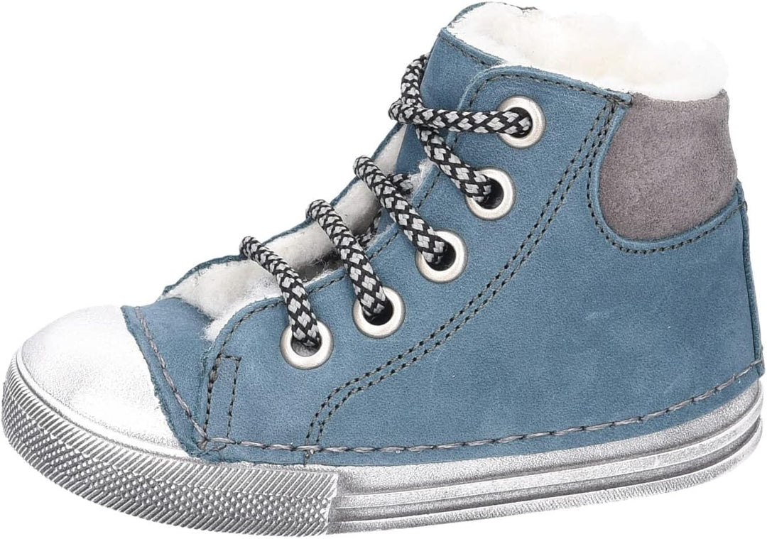 Däumling Baby-Jungen Ecki Stiefelette 23 EU Country Petrol, 23 EU Country Petrol