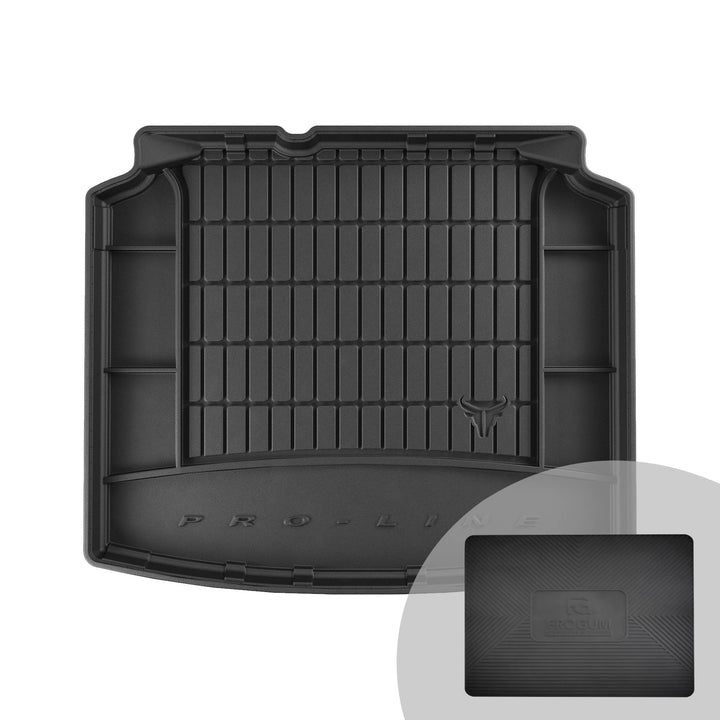 FROGUM ProLine 3D Gummimatte Exklusive Auto Kofferraummatte Kofferraumwanne für Skoda Scala ab 2019