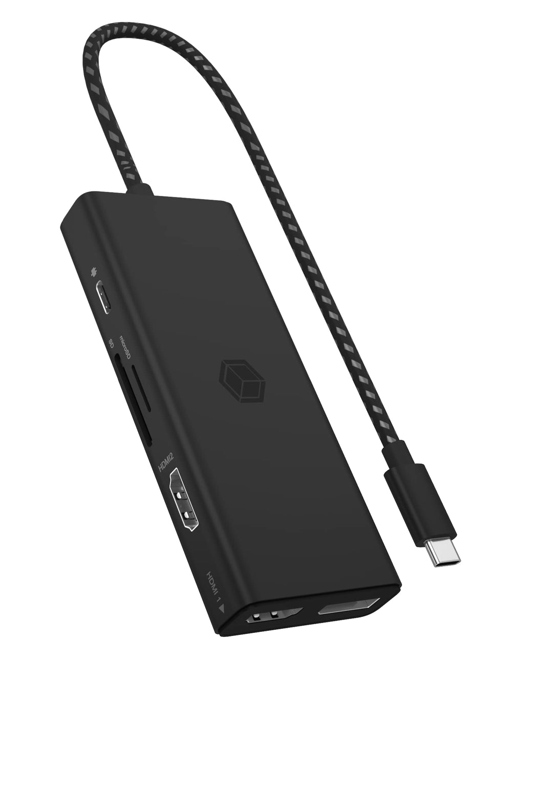 ICY Box USB-C Docking Station (9-in-1) für 3 Monitore (2X HDMI & 1x DP), 4K 60Hz, 3-Fach USB 3.0 HUB