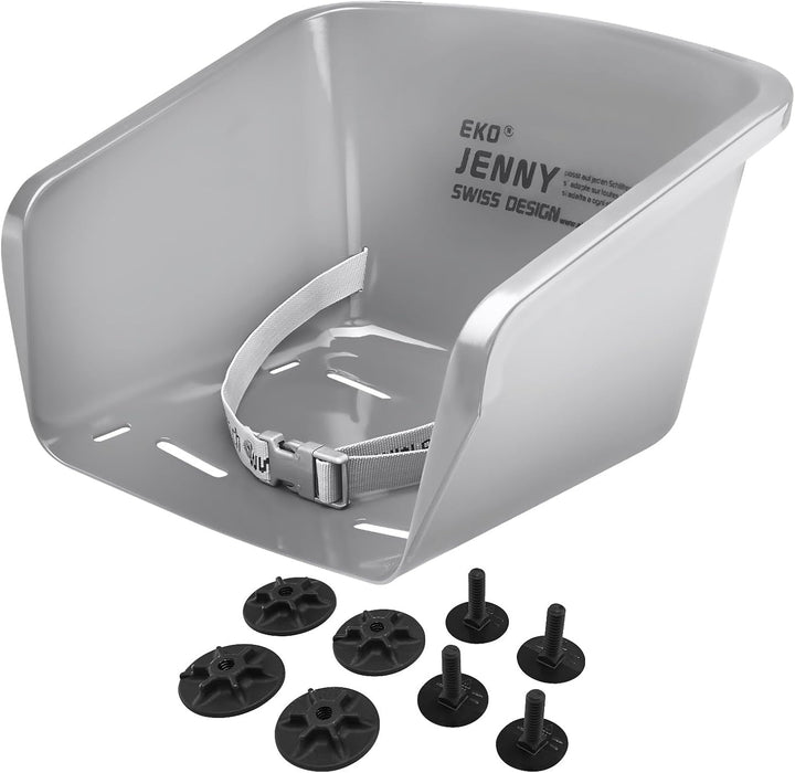 EKO Schlittensitz Jenny, 33x38x24 Silber