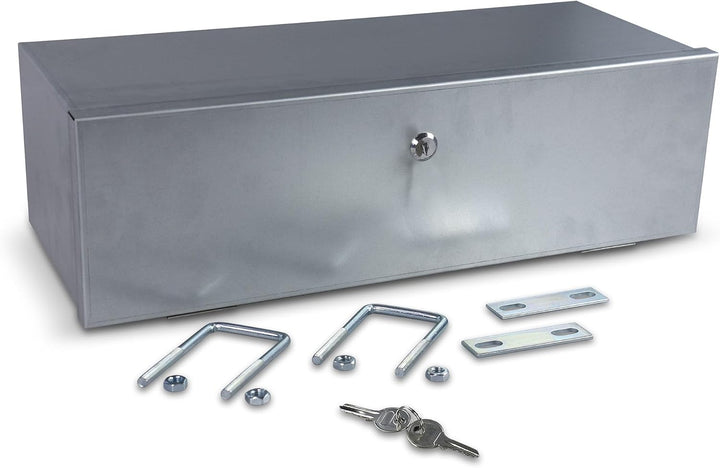 ENVA Deichselbox für Anhänger 50x15x20cm inkl. Befestigungsmaterial robuste Anhängerbox für zusätzli