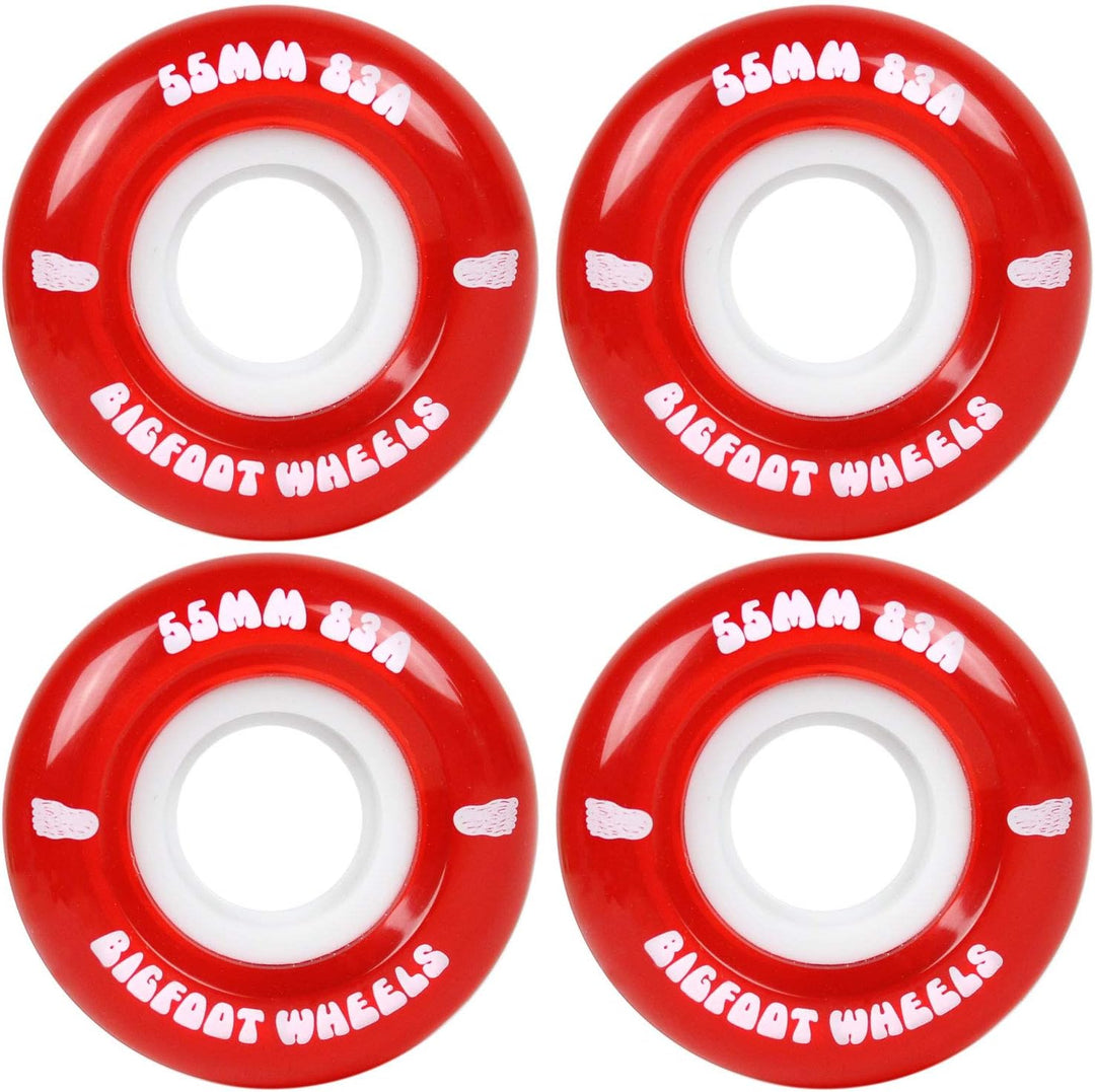 Bigfoot Wheels Cruiser Skateboard-Räder, 55mm rot