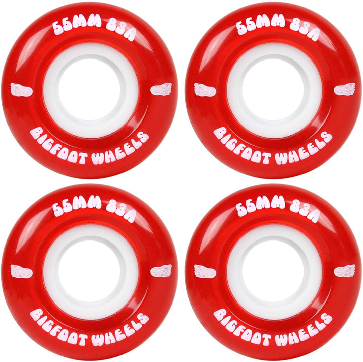 Bigfoot Wheels Cruiser Skateboard-Räder, 55mm rot