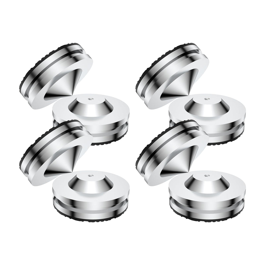 Tertullus 4 Stück Lautsprecher Spikes Lautsprecher Füsse Spikes 27mm×11mm,Anti-Vibrations Lautsprech