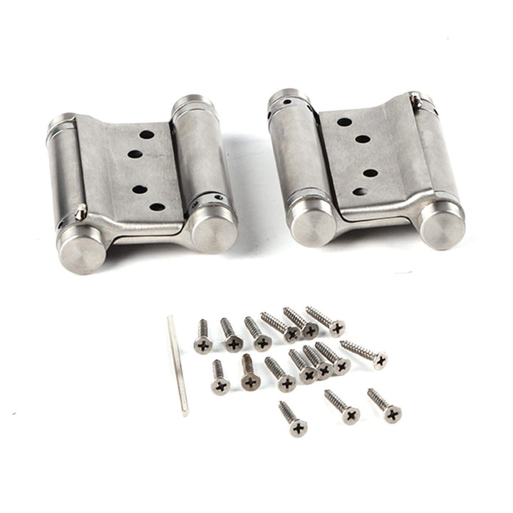 Roberee Hinge-2Pcs 3 '' Zoll Double Action Spring Hinge Saloon Cafe Tür Schwingtür