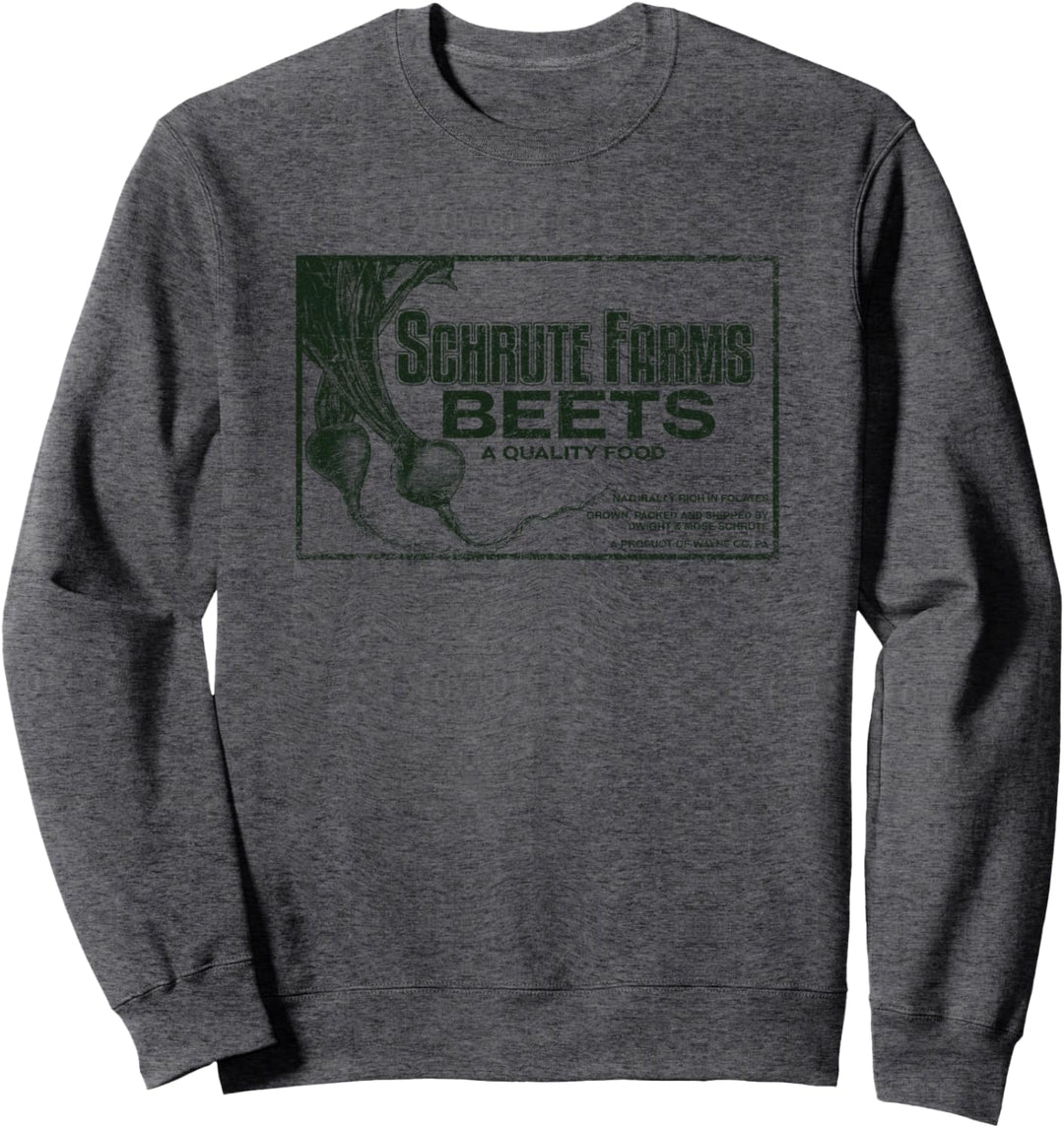 The Office Schrute Farmen Rüben-Kisten-Label Sweatshirt
