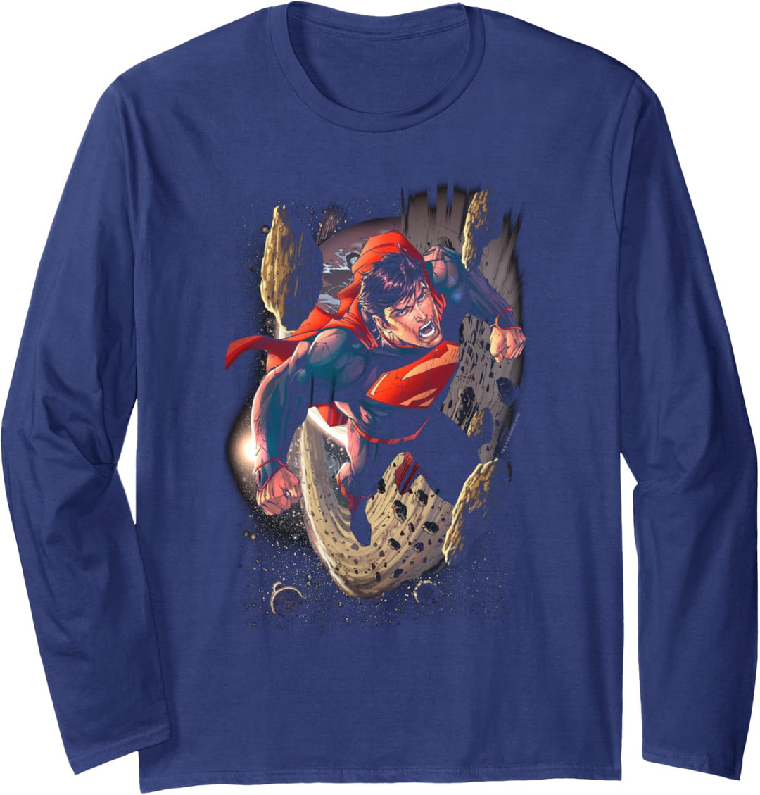 Superman Orbit Langarmshirt