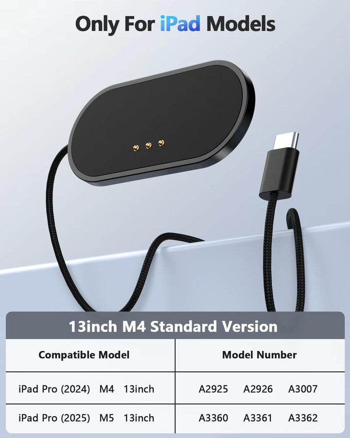 Magnetisches drahtloses Ladegerät für iPad Pro 11inch, 27W Schnelllade Smart Connector Legierung dra