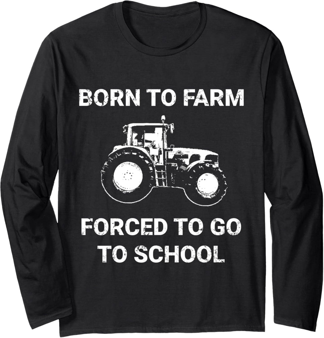 Landwirt Landwirtschaft Trecker Traktor für Kinder Geschenk Langarmshirt