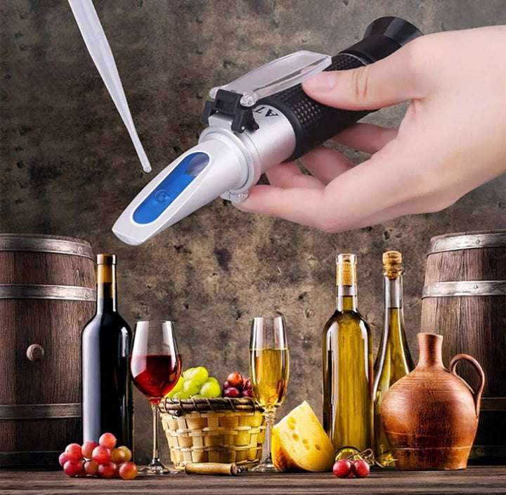 Zuckergehalt Refraktometer,refraktometer Honig,Refraktometer 0-32 Brix Wein Refraktometer zur Messun