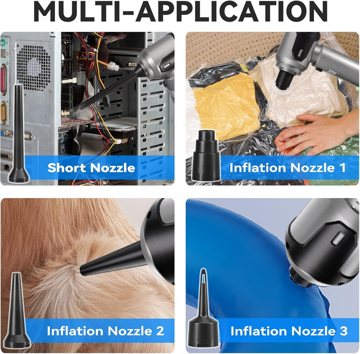 Handstaubsauger, 22000Pa Handstaubsauger Akku, Autostaubsauger mit Bürstenloser Motor, Auto Kabellos