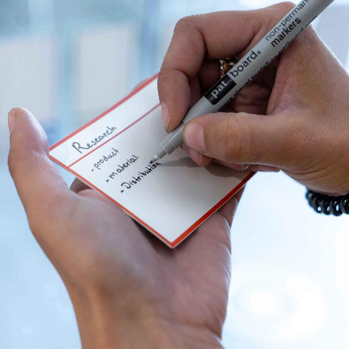 PATboard Scrum Board und Kanban Tafel STORYcards Magnetisch - 16 Magnetische Userstory Karten
