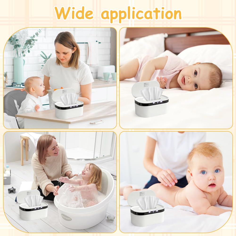 Tutamaz 10W Feuchttuch Wärmer, 3 Heizstufen Schnell, Baby Wischtuchwärmer, USB Wischtuchwärmer,Handt