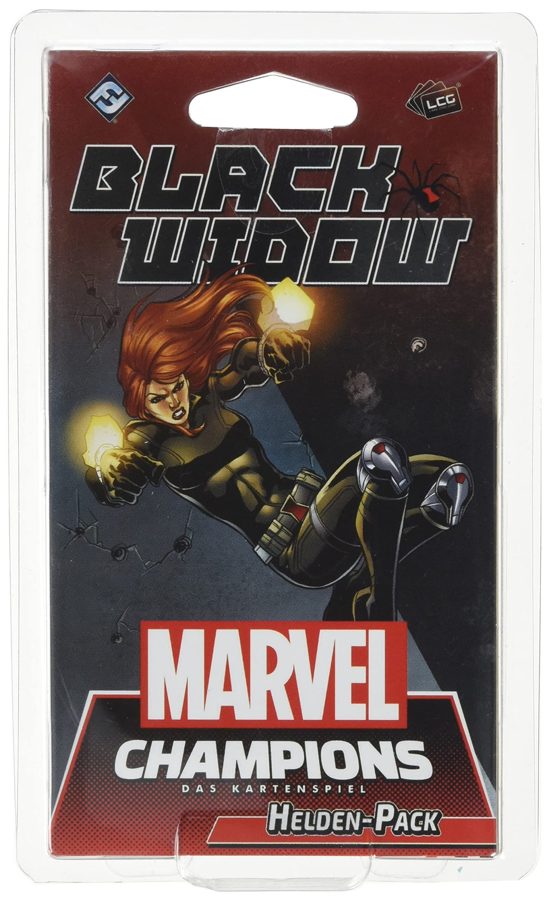 Fantasy Flight Games, Marvel Champions: LCG – Black Widow, Helden-Erweiterung, Expertenspiel, Karten