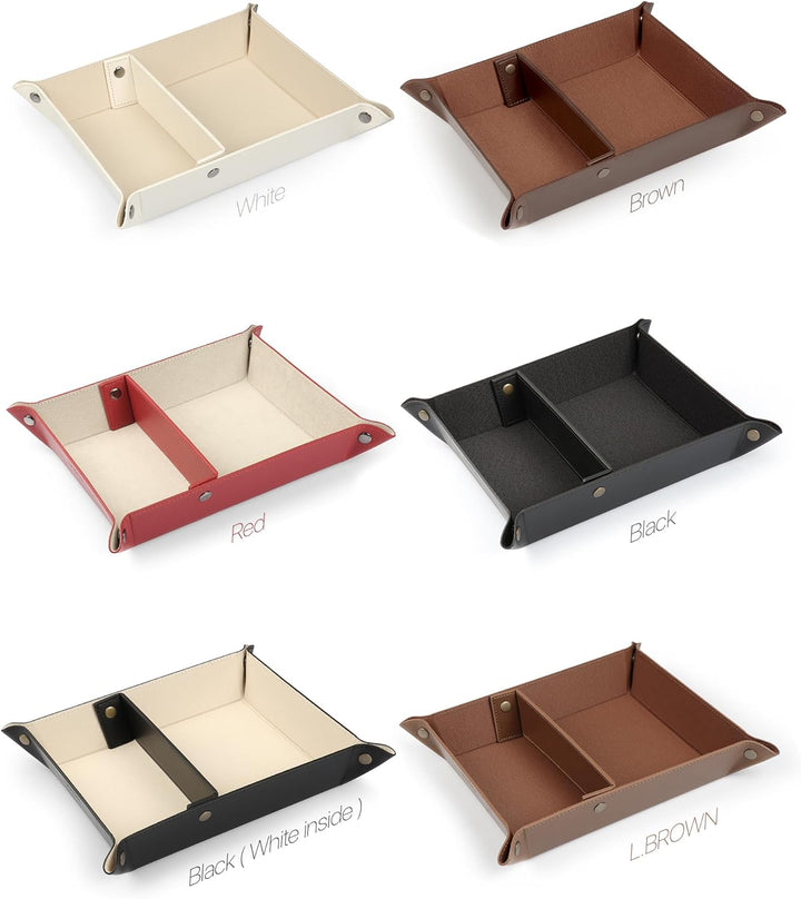 Londo Leder Taschenleerer - Vide Poche - Ledertablett Organizer, Praktische Aufbewahrungsbox - für G