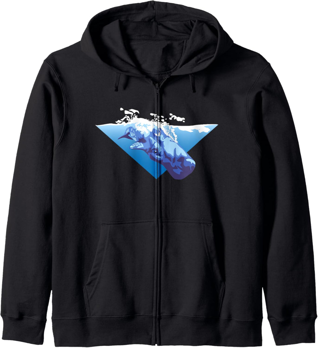 Damen Herren Ozean Wal Tier / Meerestiere Kapuzenjacke
