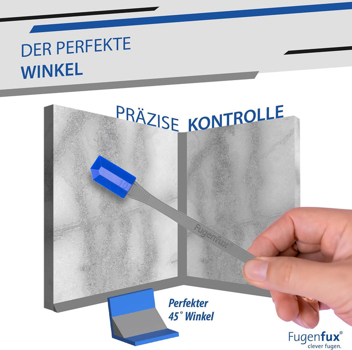 KLASSIK (PLUS) FUGENFUX® 5er Set – Fugenglätter | Fugenabzieher mit Revolutionärer Zauber-Spitze für