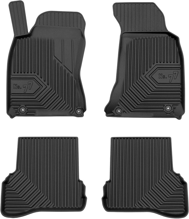 M MOTOS Gummimatten Auto Fussmatte passt für Volkswagen Passat B5 1996-2005 Verbessern Sie Ihren Rei