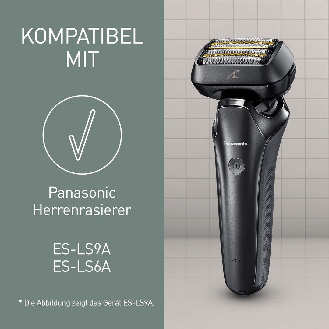 Panasonic WES9600Y1361 Ersatzklingen für Elektrorasierer ES-LS9A & ES-LS6A, Kombipack, 6-Klingen-Sys
