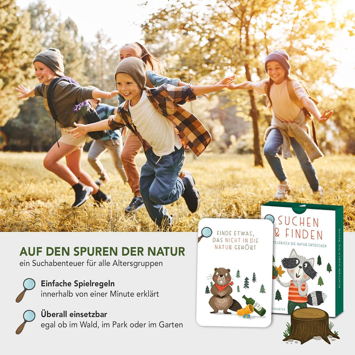 Rüsselfuchs Outdoor Schatzsuche für Kinder - Suchen & Finden - Achtsamkeit in der Natur - Finde Es S