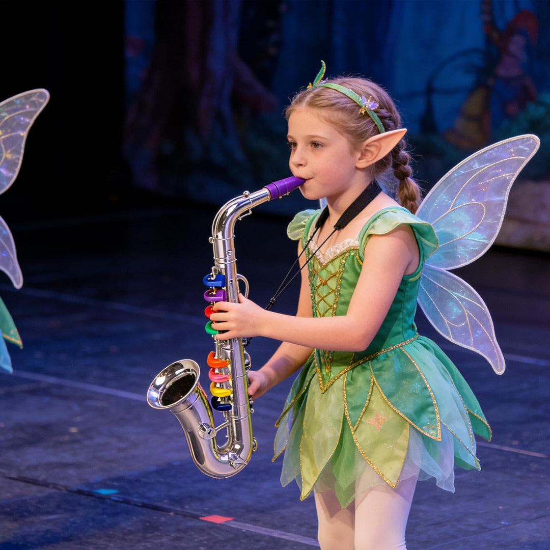 Spielzeug-Saxophon für Kinder - Musik-Saxophon,Spielzeug-Saxophon - für & Mädchen – Geburtstag, Feie