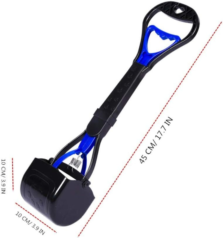 Ceasyde Kotschaufel für Haustiere, 45 cm langer Griff, zum Spazierengehen, für den Innen- und Aussen