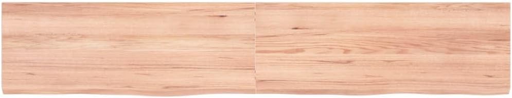 vidaXL Wandregal, Holzregal Regal Handgefertigt mit Baumkante, Wandboard Regalbrett Scharnierdesign,