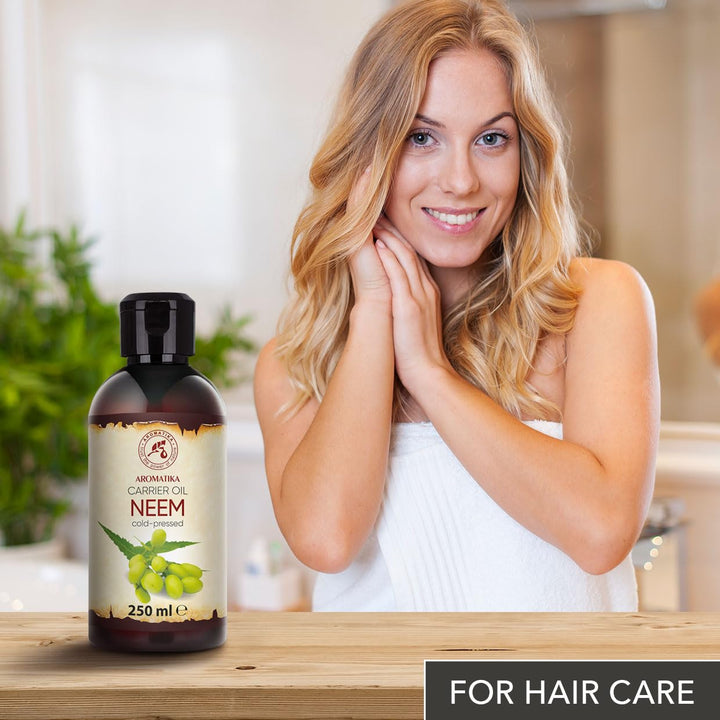 Neemöl 250ml - Neem Öl - Azadirachta Seed Oil - Natürliches und Reines - Kaltgepresstes Reine Unraff