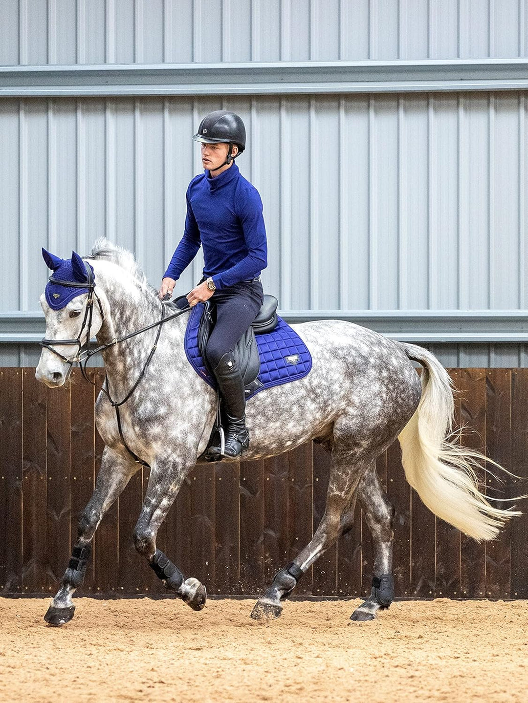 LeMieux Loire Memory Close Contact Square Schabracke - Reitdreitressur mit weichem Bambusfutter - Do