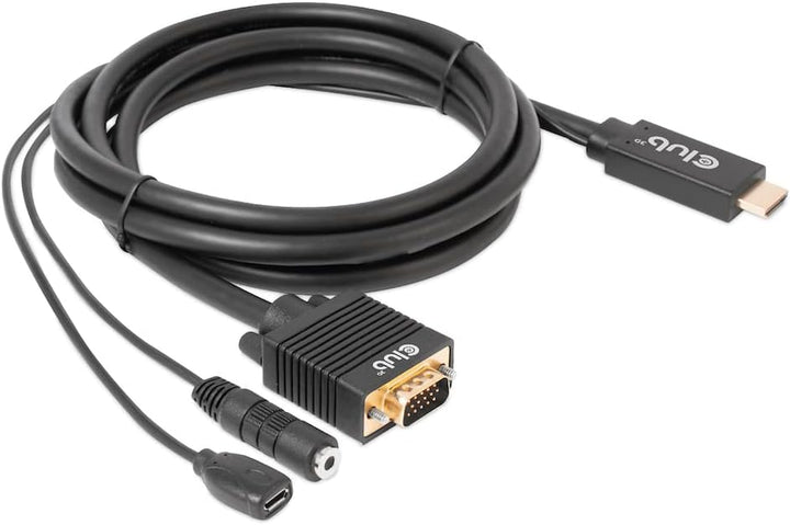 Club3D CAC-1712 HDMI™ auf VGA Kabel St./St. 2m 28AWG, CAC-1712