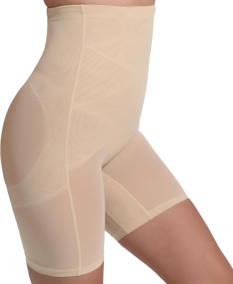 INNERSY Bauchweg Unterhose Damen Miederhose mit Bein Bauch Weg Figurformende Shapewear Hose XXL 1 Be