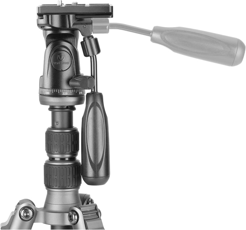 Vanguard Veo 3GO 235CP - kompaktes Stativ, ideal für Naturbeobachtung Carbon 23mm 2 Wege, Carbon 23m