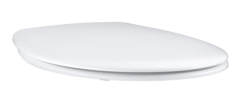 GROHE Bau Keramik - WC-Sitz aus Duroplast (mit Soft Close, inkl. Befestigungsset, abnehmbar), alpinw