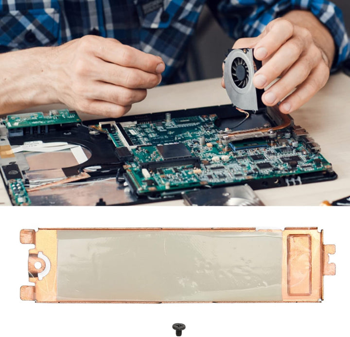 Nvme M.2 NGFF SSD Festplatten-Kühlkörperabdeckung mit Thermik für Dell XPS 15 500 9510 9520 Precisio