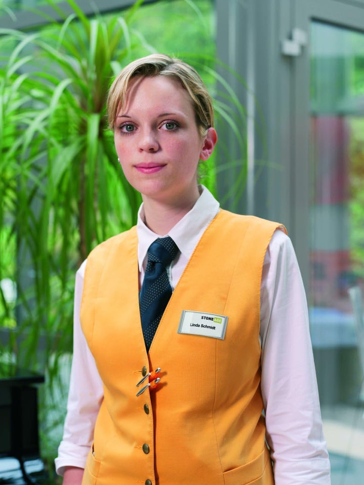 Durable Namensschild Classic mit Magnet, 30 x 65 mm, 10 Stück, silber, 854023, 30 x 65 mm