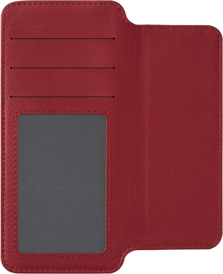 KMP GreenNu Prime Wallet passend für iPhone XS Max - Cherry red - Portemonnaie mit Handschlaufe und