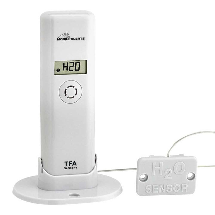 TFA Dostmann Weatherhub Thermo-Hygro-Sender, mit Wassermelder, Smart Home, Abruf der Daten über Smar
