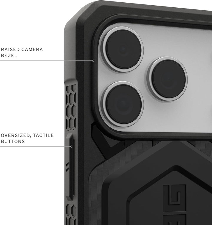 URBAN ARMOR GEAR Monarch Pro Case kompatibel mit Apple iPhone 17 Pro Hülle (Wireless Charging/Magnet