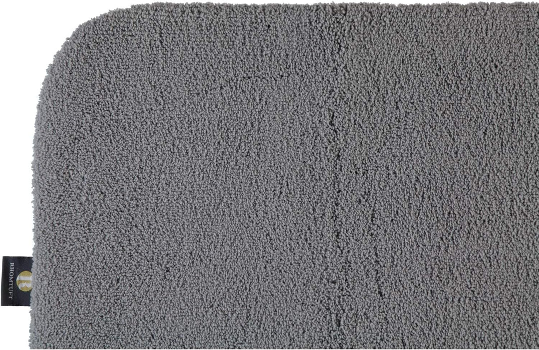 Rhomtuft Badematte Aspect, Farbe: kiesel, Grösse: 45x50cm Deckelbezug 45x50 cm, Deckelbezug 45x50 cm
