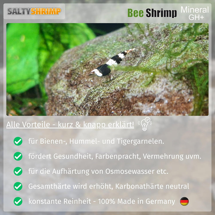 SaltyShrimp - Bee Shrimp Mineral GH+, 850 g 0,85 kg, 0,85 kg
